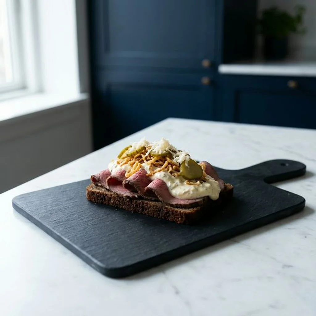 Smørrebrød (roastbiff)